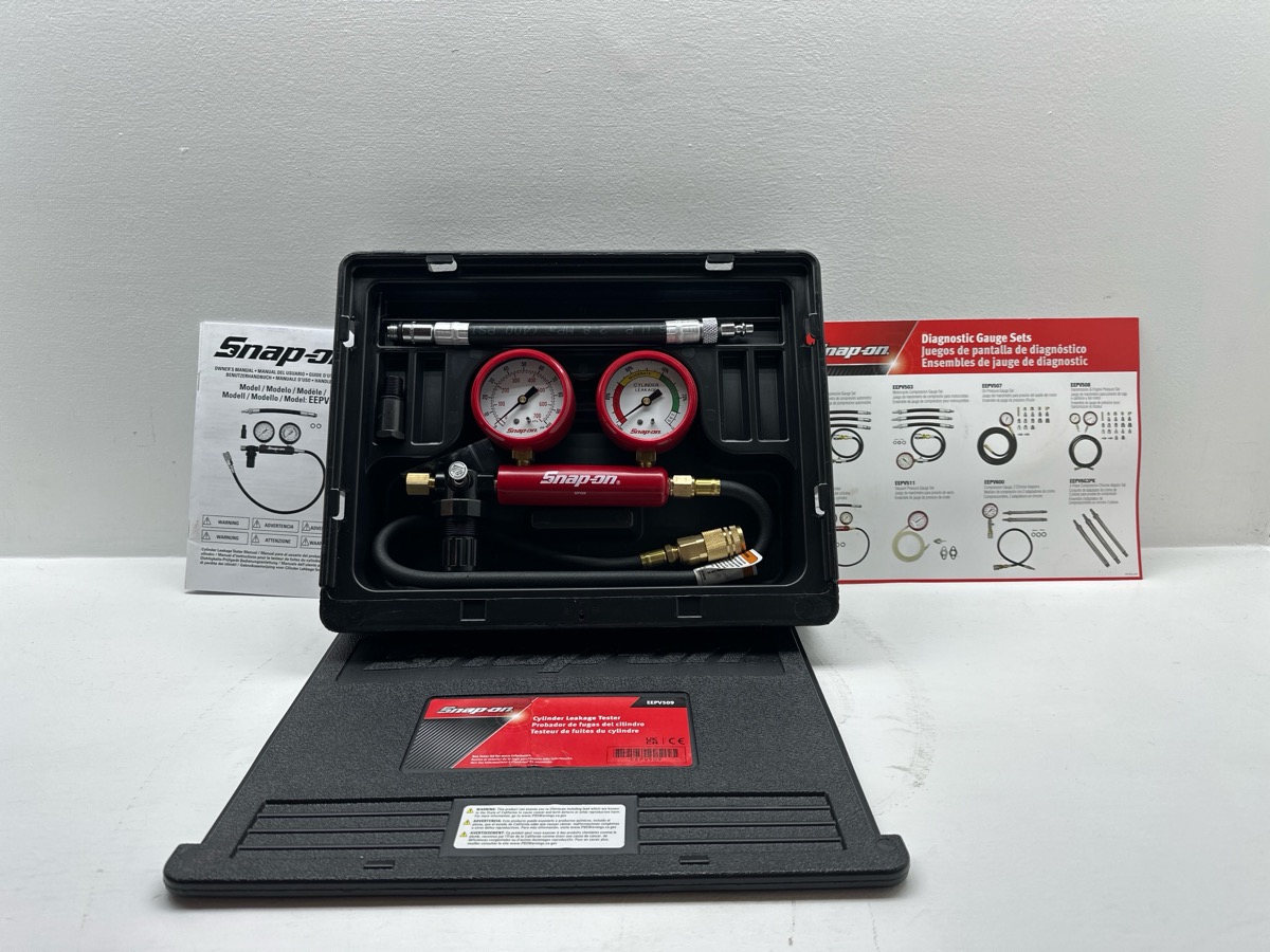 SnapOn Diagnostic Gauge Set EEPV509 Cylinder leakage Tester Diagnostic