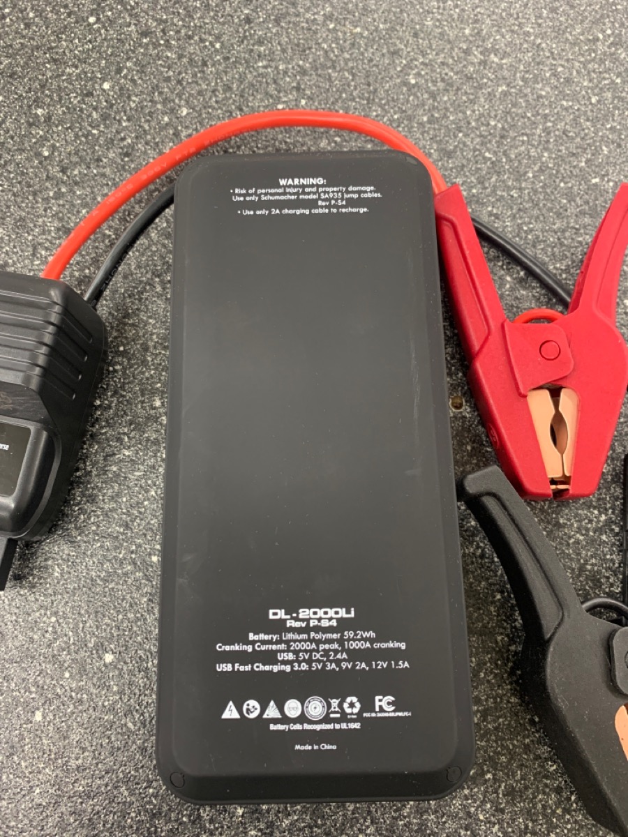 Duralast 1200 Amps Lithium Portable Jump Starter and Power Pack DL