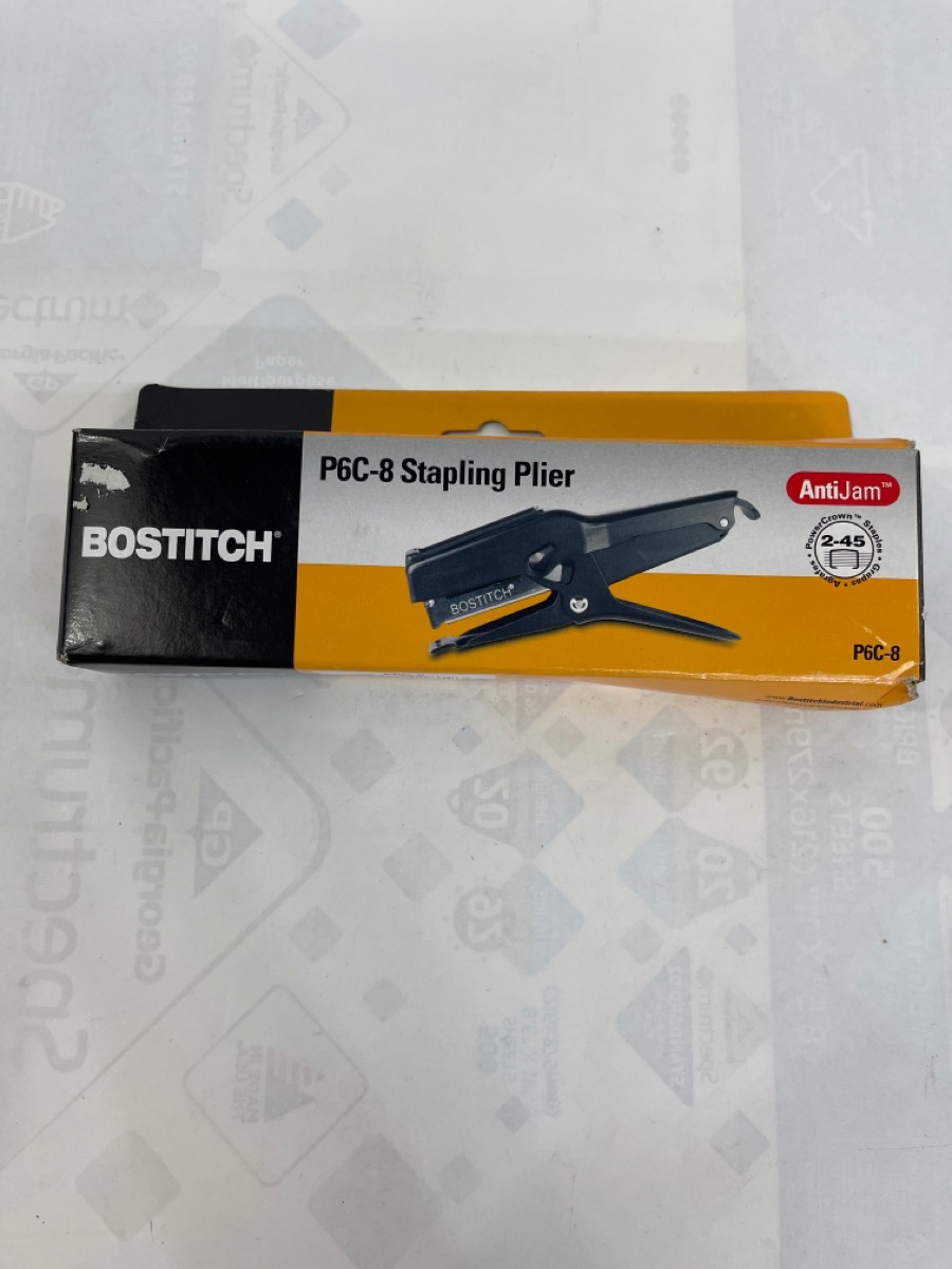 Bostitch P6C8 PowerCrown Stapling Plier (me) Brand New Buya