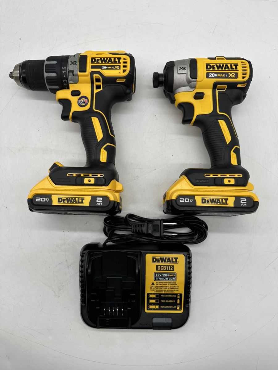 DeWalt DCK283D2 20v Lithium Ion Drill/Driver Tool Combo Set Kit w/Bag
