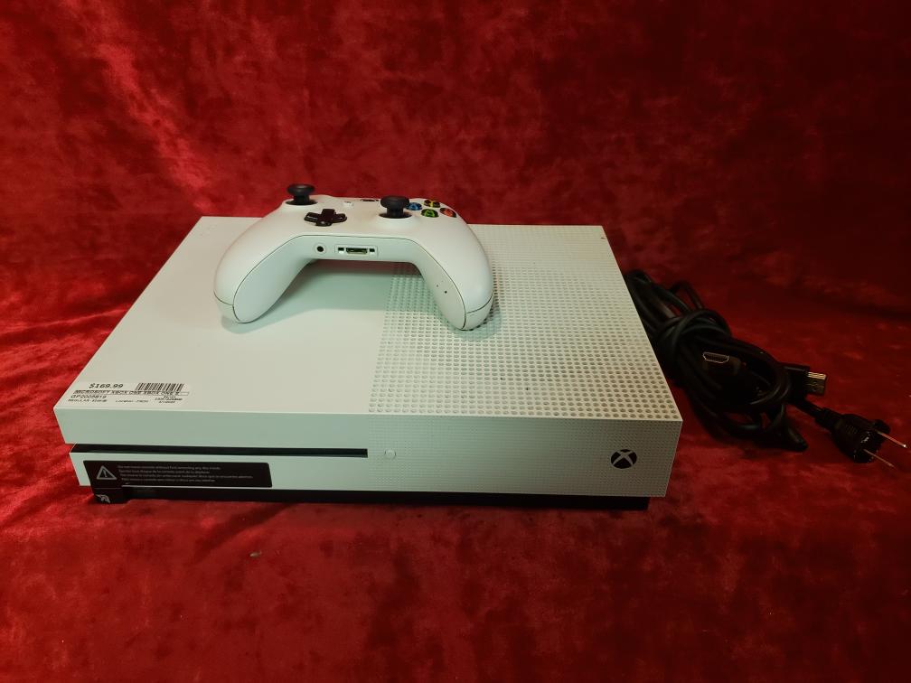 MICROSOFT XBOX ONE S CONSOLE 500GB 1681 Very Good HFO