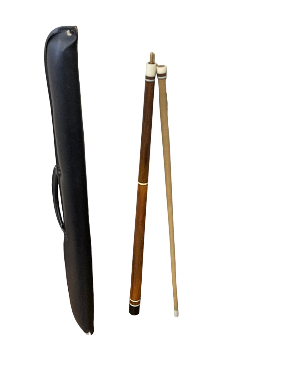 HUEBLER POOL CUES CUSTOM POOL CUE Very Good Mr. Pawn AZNV