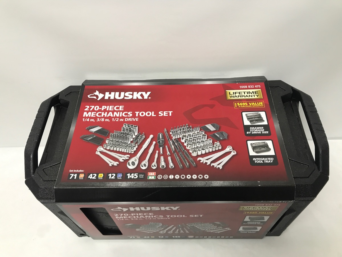 HUSKY H270MTSQ223 270 PIECE MECHANICS TOOL SET (meely) Brand New