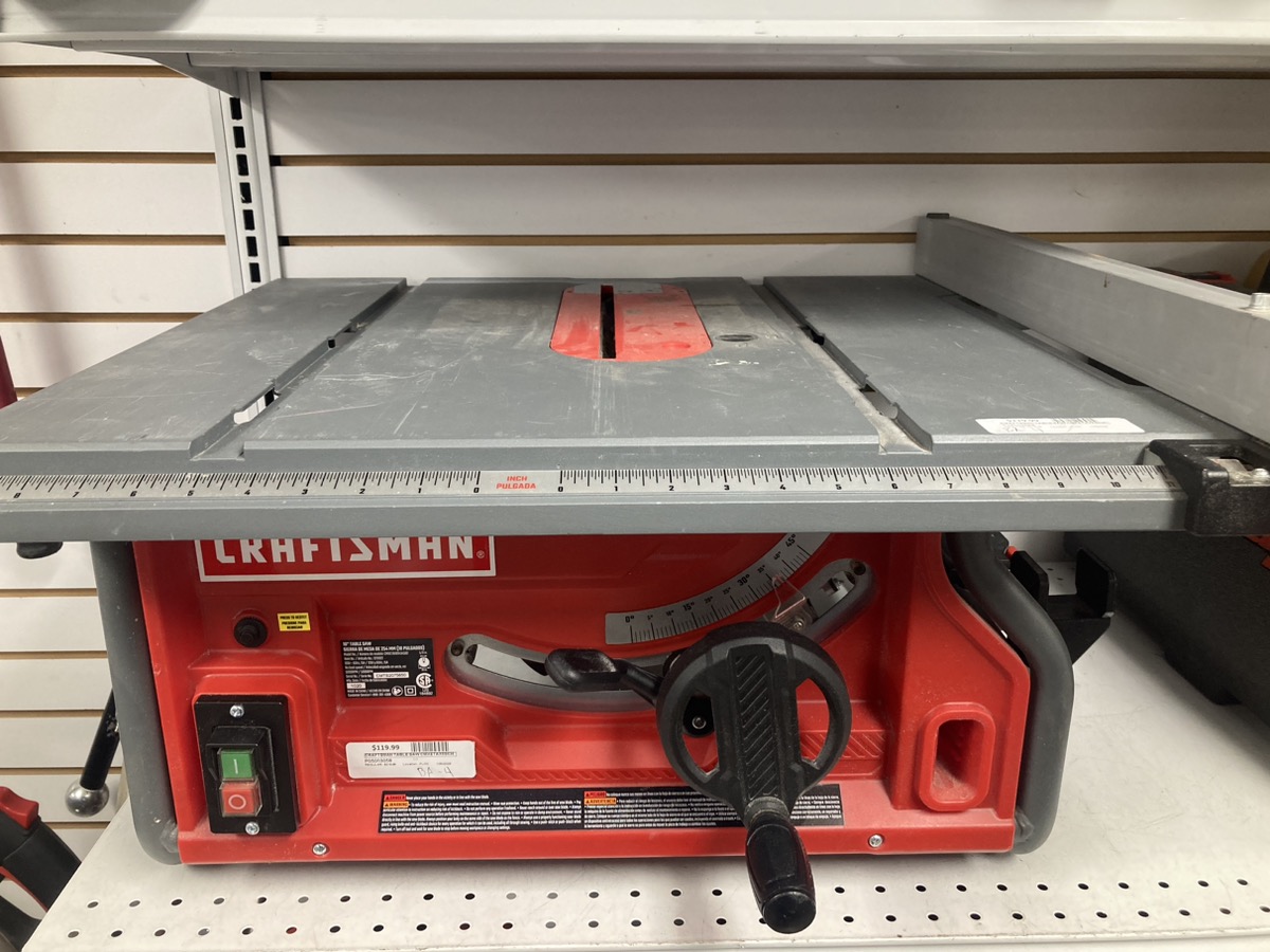 CRAFTSMAN CMXETAX69434502 TABLE SAW Acceptable Pawn 1 Spokane WA