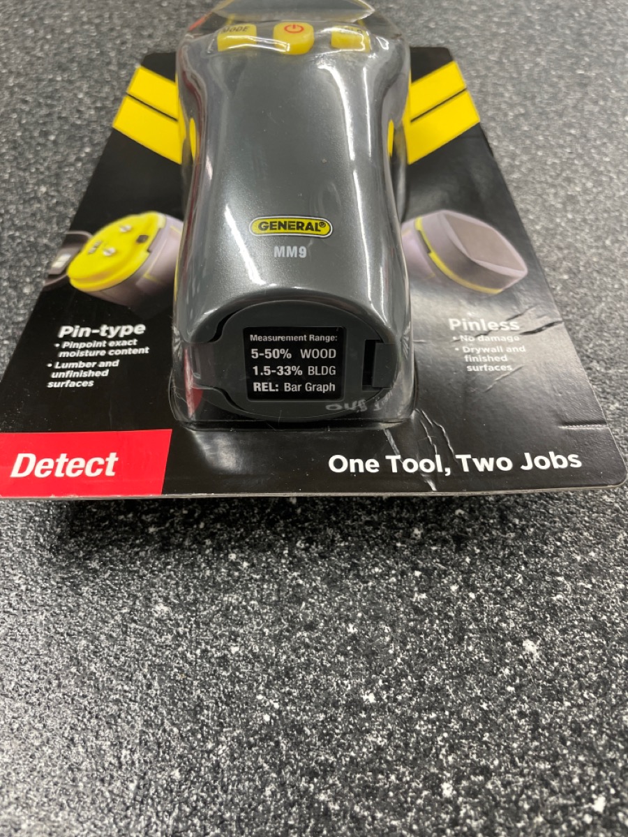 GENERAL TOOLS COMBO MOISTURE METER MM9 Brand New Buya