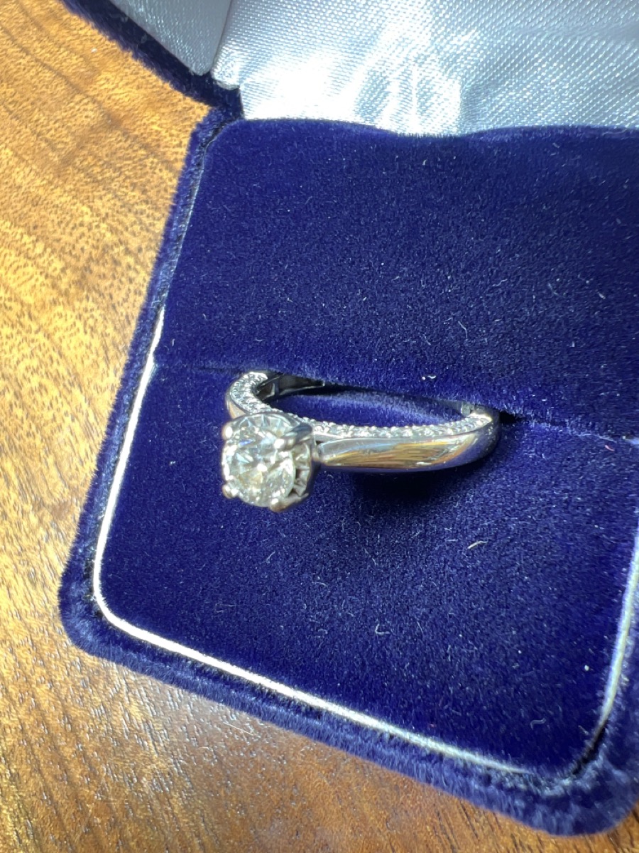 Lady's Diamond Fashion Ring 41 Diamonds .85 Carat T.W. 10K White