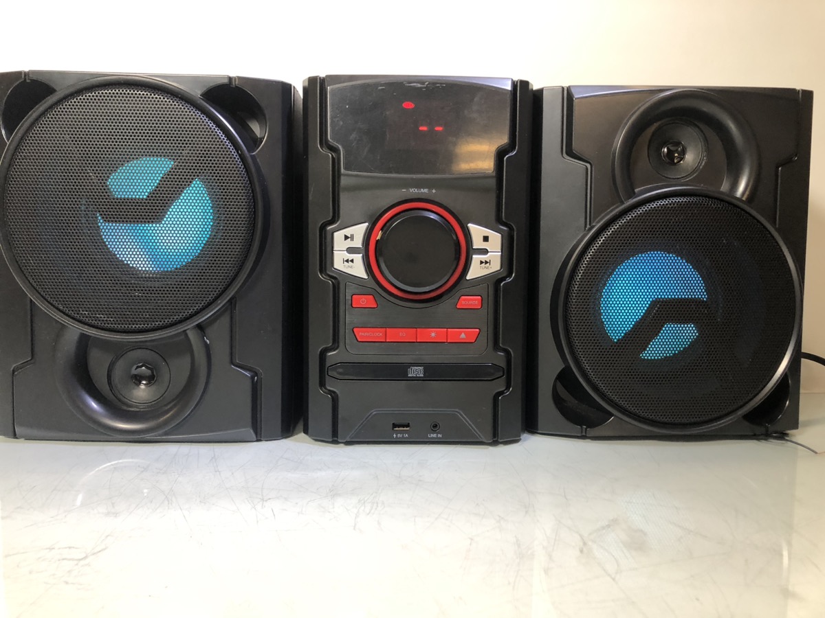 ONN 100008724 100W CD Stereo with USB & BT Connectivity Good Buya