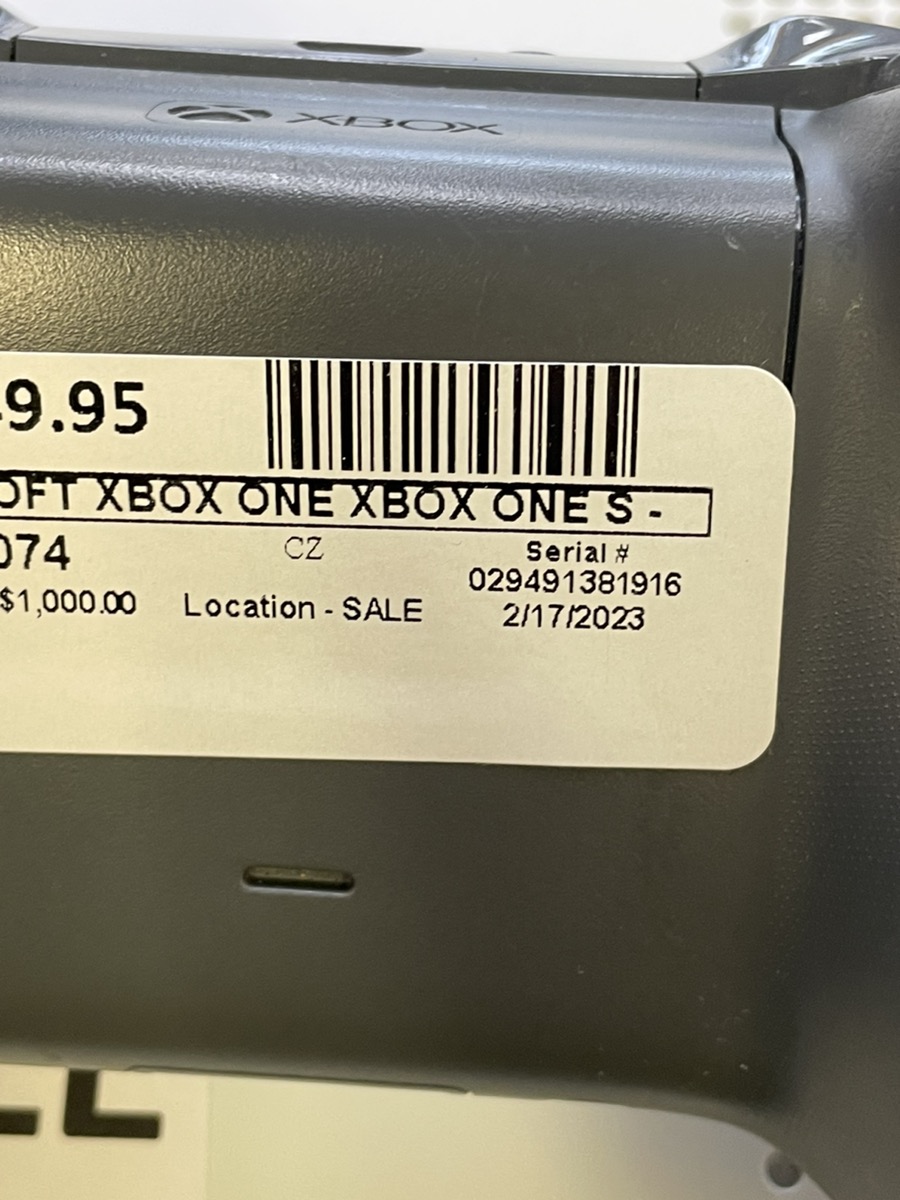 XBOX ONE S MODEL 1681 500GB ( TESTED ) Good Buya