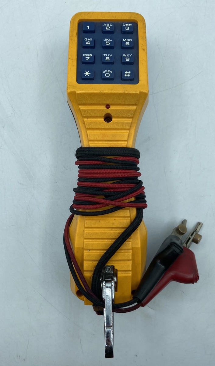 FLUKE NETWORKS TS19 TELEPHONE TEST LINEMANS HAND TESTER BUTT SET Like