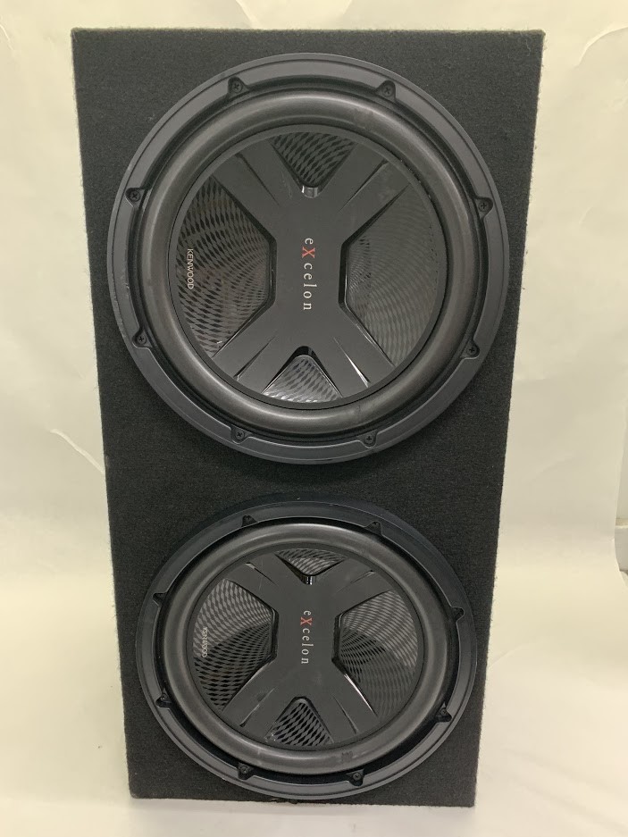 Kenwood Excelon Dual 12" Subwoofers W/ Box Very Good Heartland Pawnbrokers Kansas