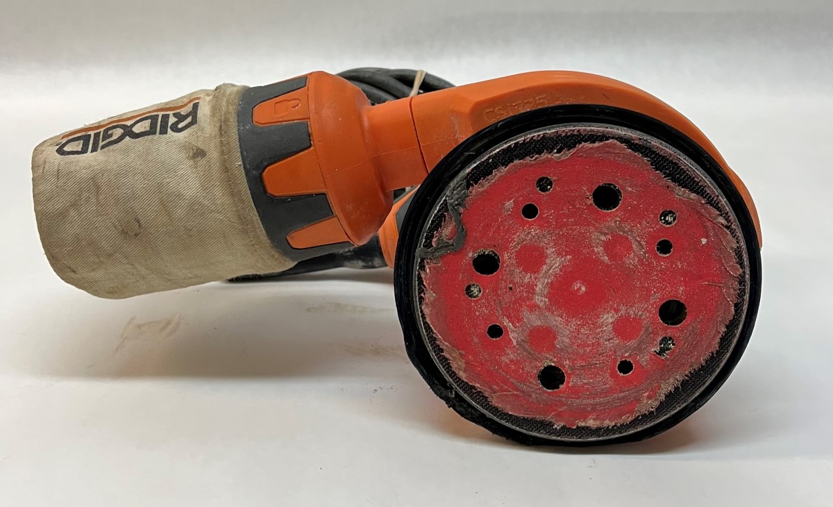 Ridgid R2601 Orbital Sander 5" Variable Speed Corded Electric Good