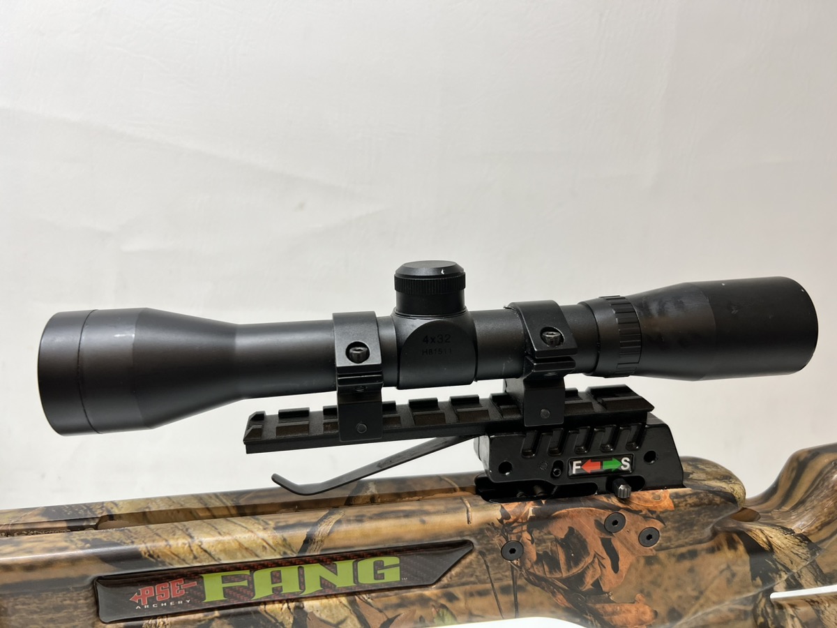 PSE Fang 345 Mossy Oak Infinity Crossbow with Scope (01246IF) Very Good