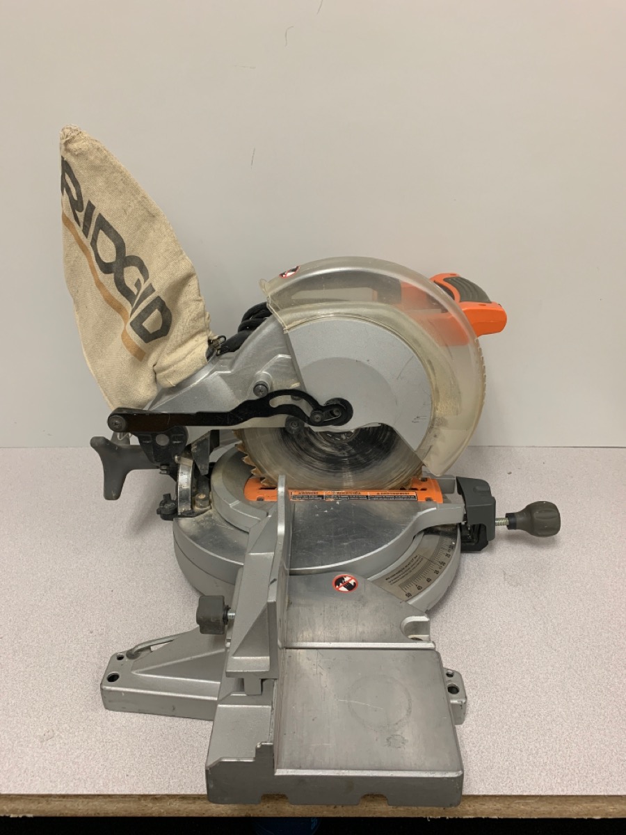 RIDGID TOOLS MS1065LZA 10"MITER SAW Good Buya