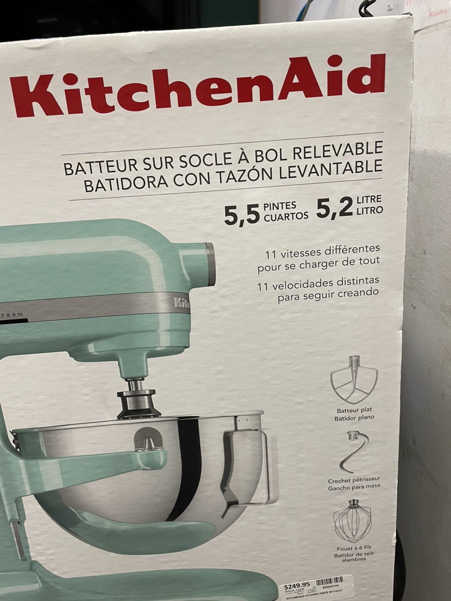 KITCHENAID KSM55SXTXIC ICE BLUE 5.5QT BOWLLIFT STAND MIXER Brand New