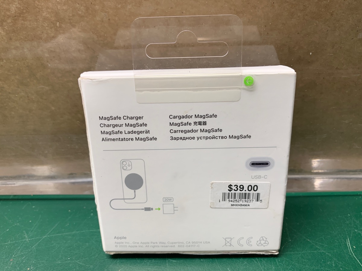 Apple MagSafe Charger with USB-C connector - White - MHXH3AM/A Brand ...