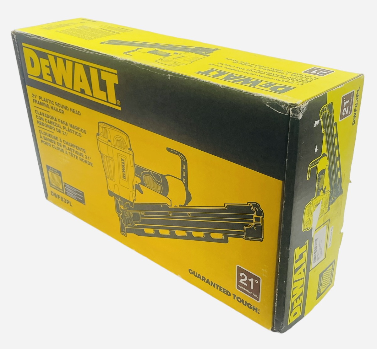 DEWALT 21 Degree Plastic Collated Framing Nailer ModelDWF83PL Like New Buya