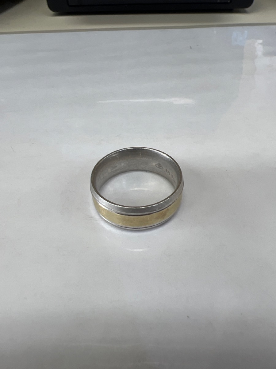 Gent S Silver Ring Silver Dwt Pre Owned The Collateral Lender