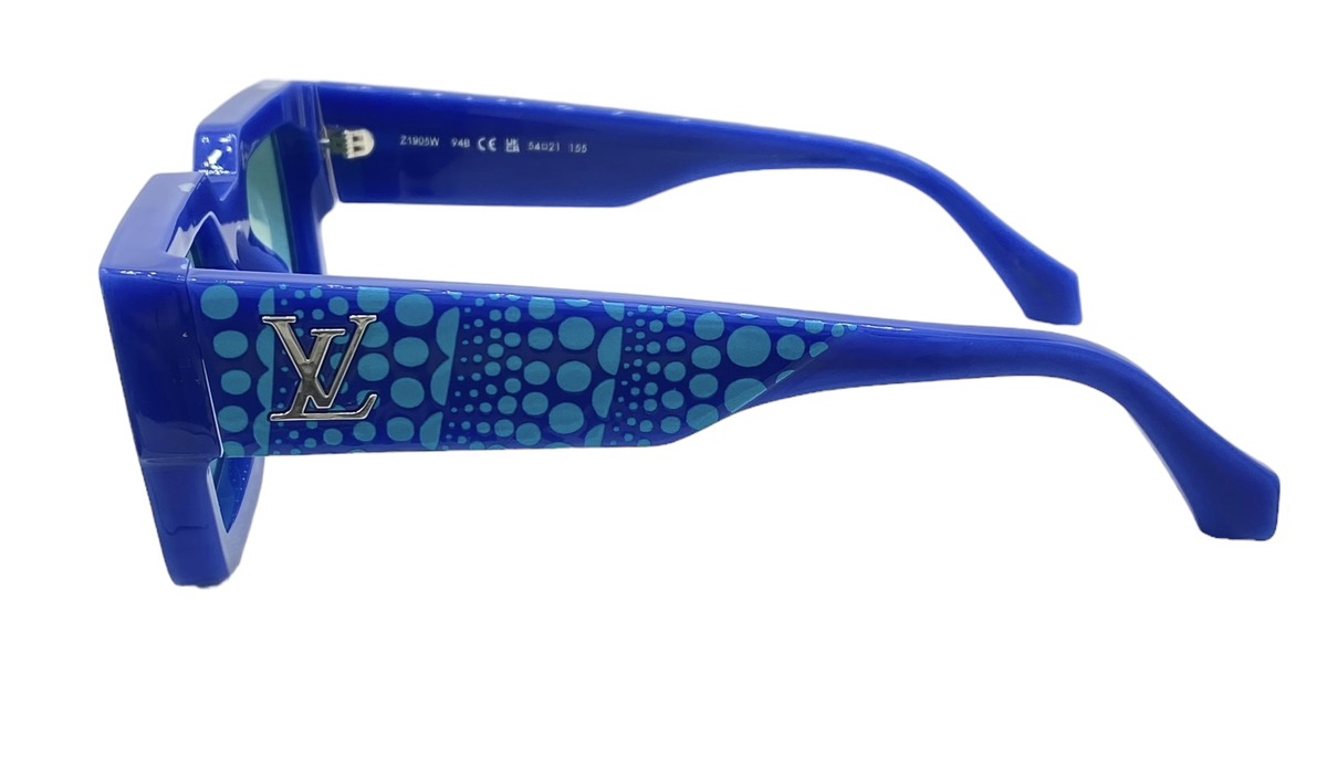 Louis Vuitton X Yayoi Kusama Lv X Yk Clash Pumpkin Sunglasses In Blue Very Good Buya