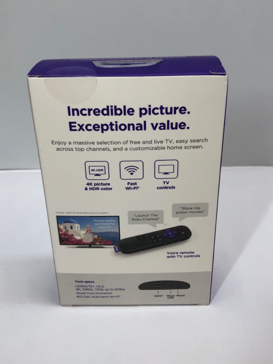 Roku Express 4K+ 3941R Streaming Media Player HD/4K/HDR with Voice