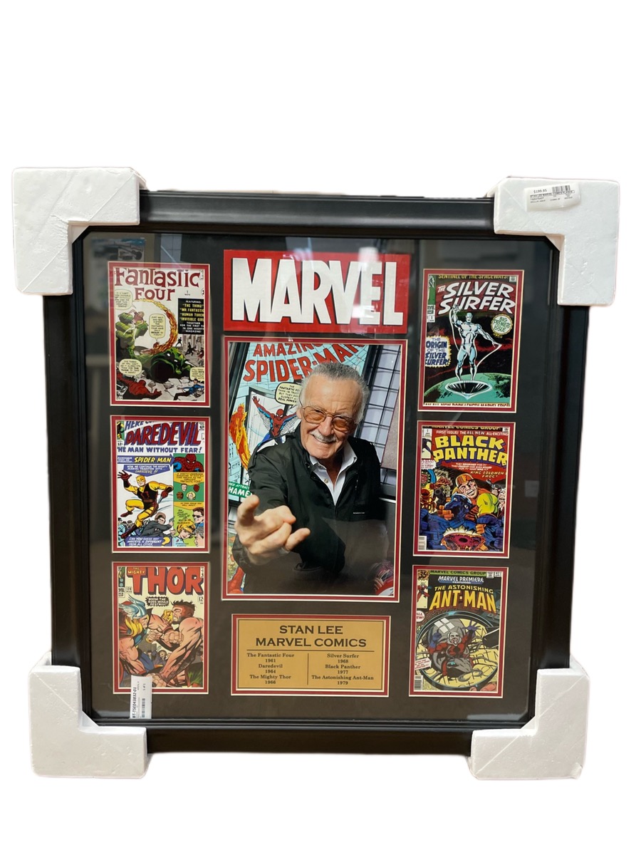STAN LEE MARVEL COMICS PLAQUE Like New Buya