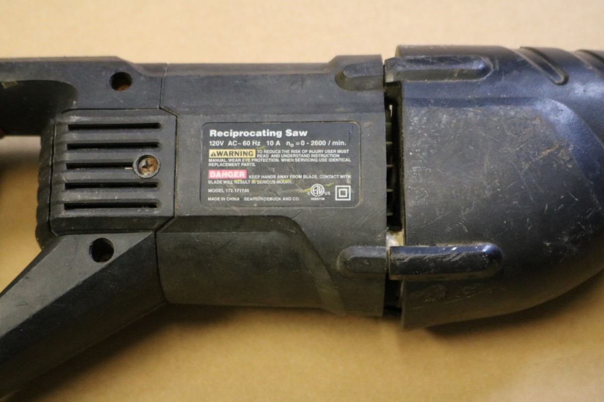 CRAFTSMAN 172.171740 CORDED RECIPROCATING SAW Acceptable Buya