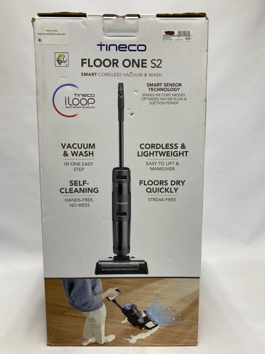 TINECO FLOOR ONE S2 SMART CORDLESS WET/DRY VACUUM CLEANER FLOOR WASHER