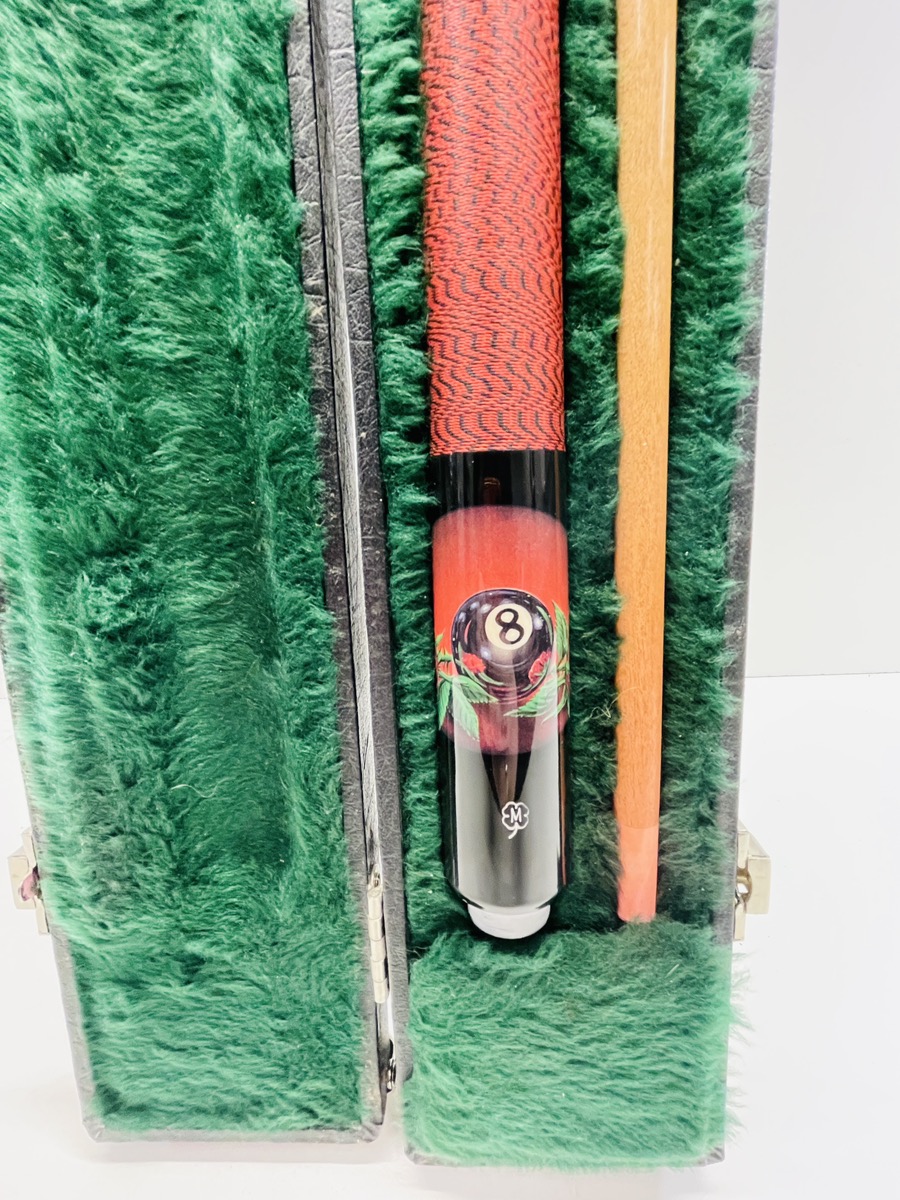 McDermott 2 Piece Pool Cue Roses/Eight Ball Very Good | Pawn 1 ...