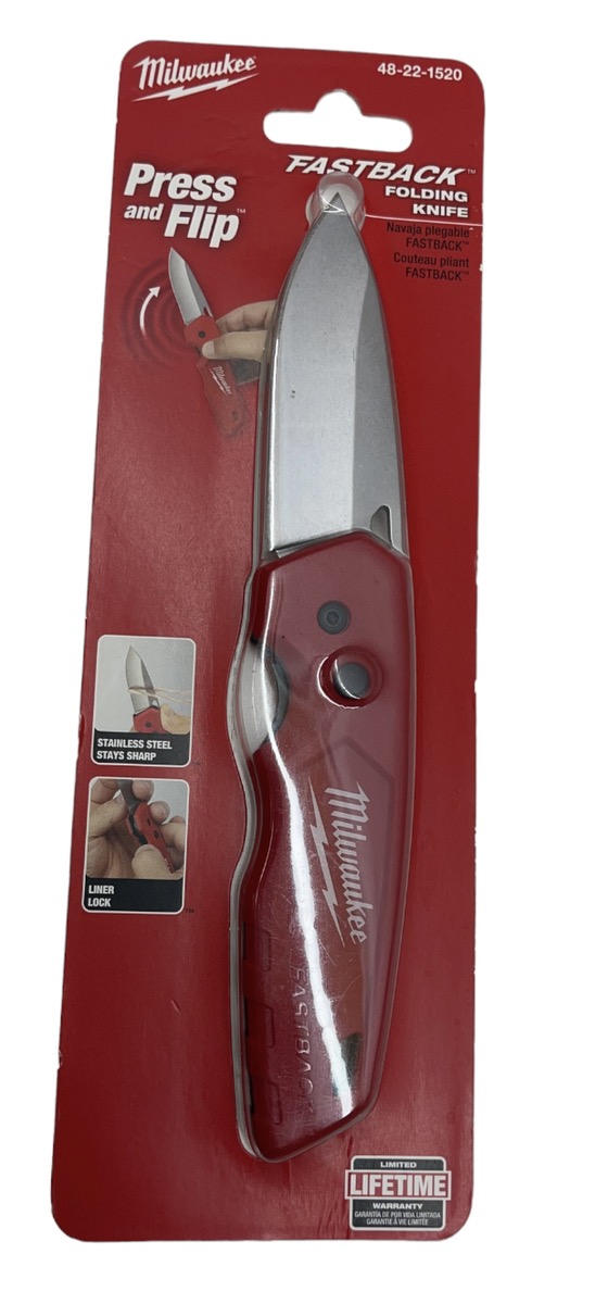 Milwaukee Fastback Folding Knife Model: 48-22-1520 Brand New | Buya