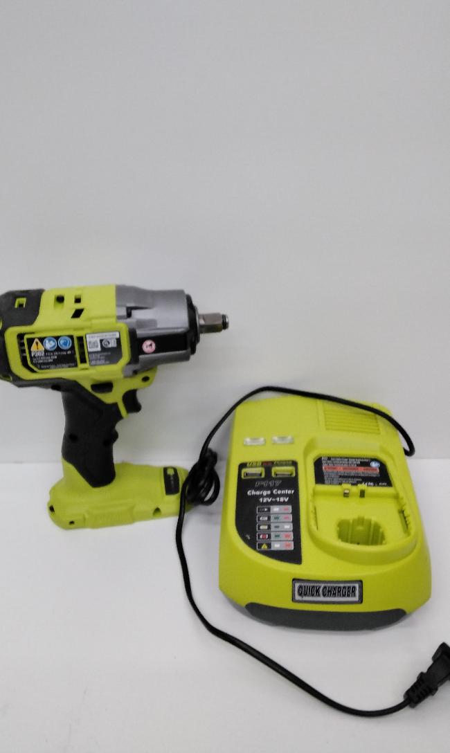 RYOBI ONE+ HP 18V Brushless Cordless 4-Mode 1/2 In. Impact Wrench Very ...