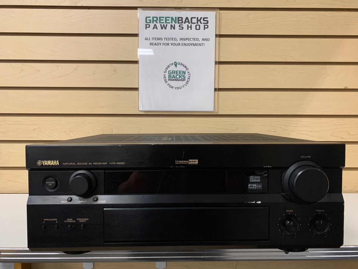 YAMAHA HTR5590 600W 6.1CH A/V RECEIVERNO REMOTE Acceptable