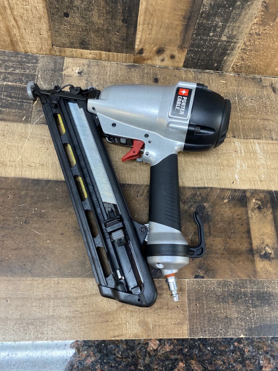 PORTER CABLE DA250C PNEUMATIC ANGLED FINISH NAILER Very Good Buya