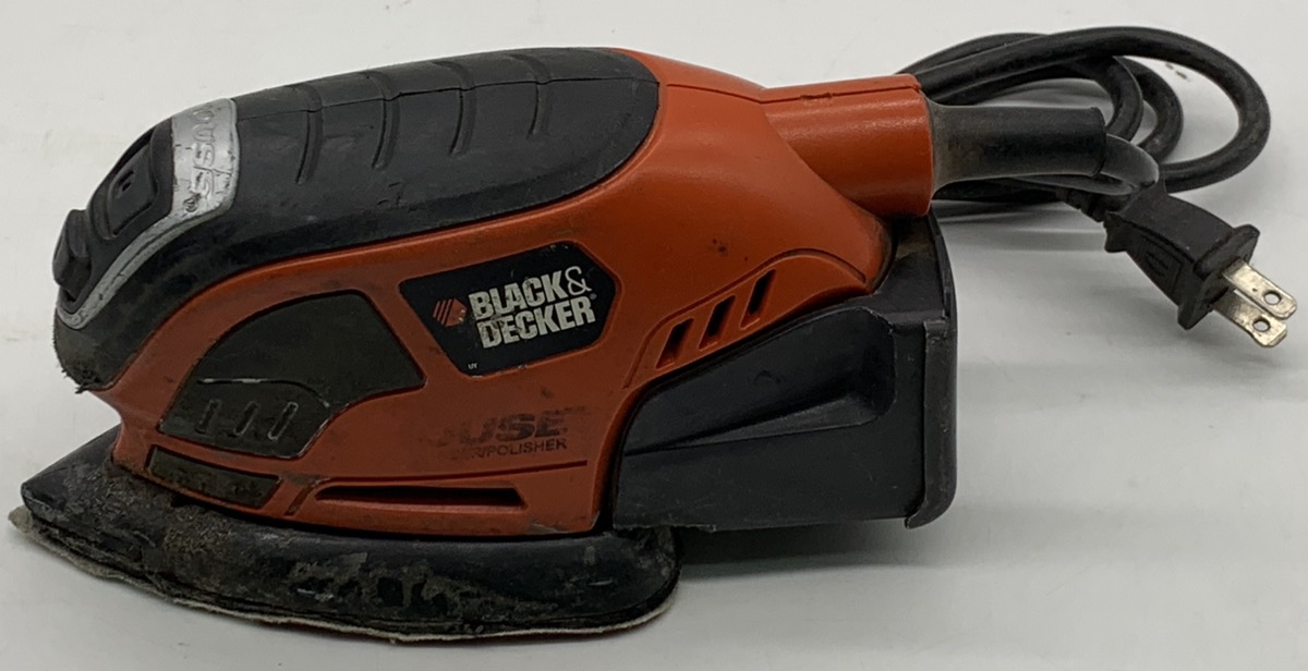 Black & Decker Corded Palm Detail Sander .5amp Good Buya