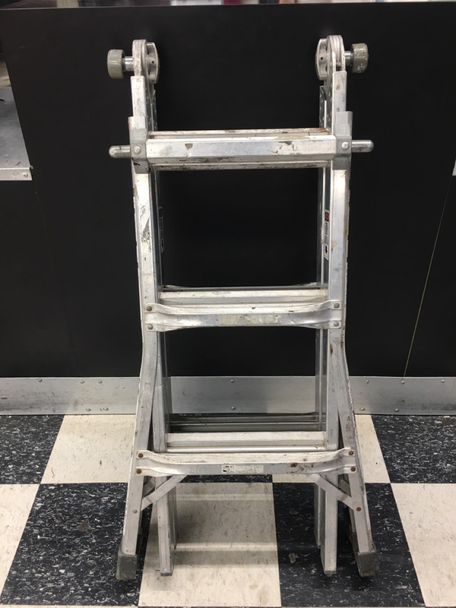 KELLER KPRO 13 FOOT ALUMINUM TELESCOPING LADDER Very Good Buya