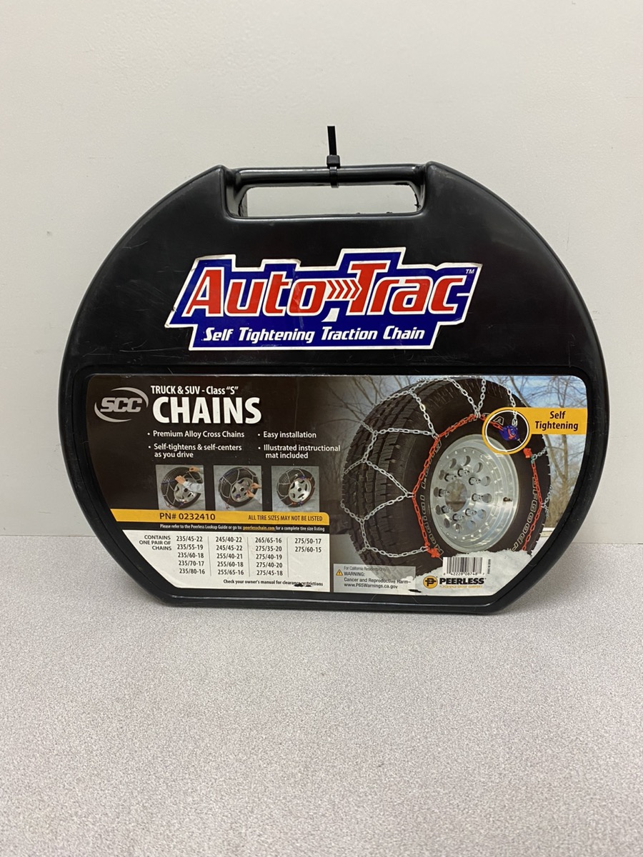 AUTOTRAC PASSENGER SELFTIGHTENING TIRE CHAIN Brand New Capitol City