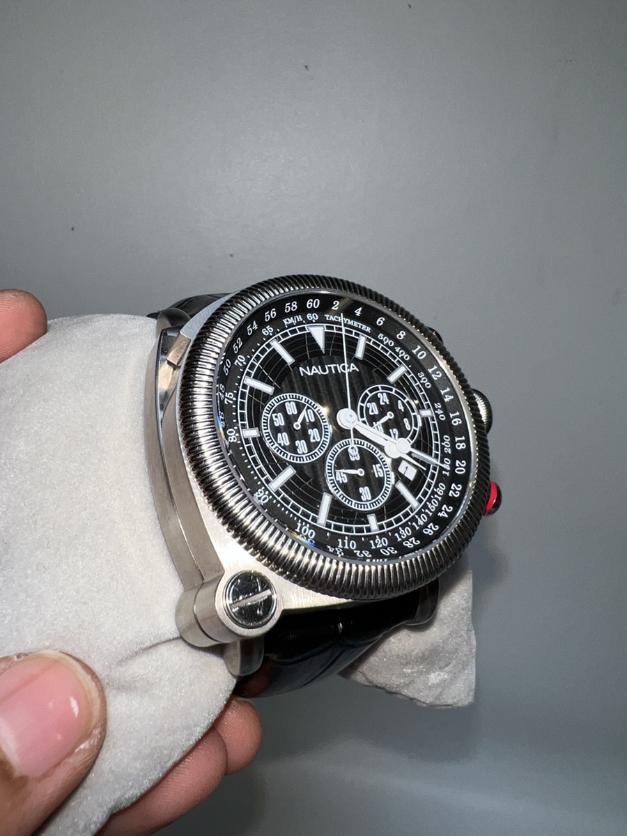 RARE NAUTICA SPETTACOLARE CHRONOGRAPH DUO FACE WATCH 44MM A43001 Like ...