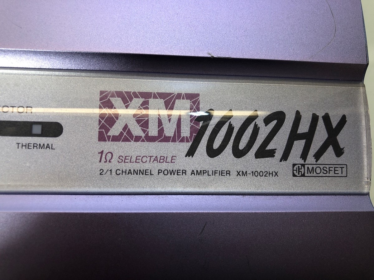 SONY XM1002HX 2/1 CHANNEL POWER OLD SCHOOL CAR AMPLIFIER Good Buya