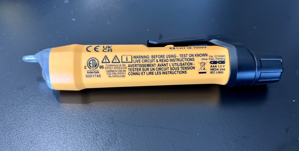 Klein Tools NCVT3P Dual Range Voltage Tester With Flashlight Brand New