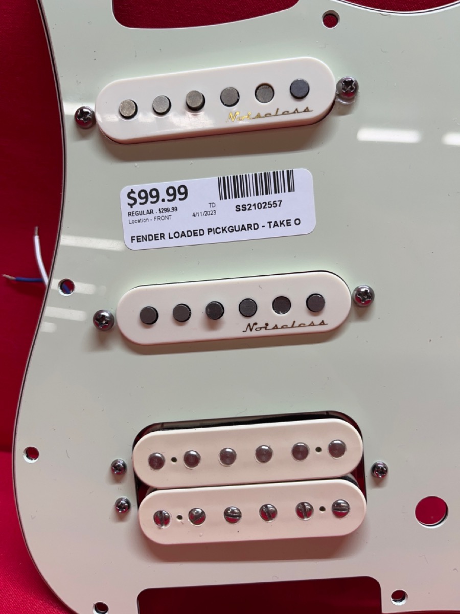 Fender Loaded Pickguard Take Off American Deluxe Strat Noiseless