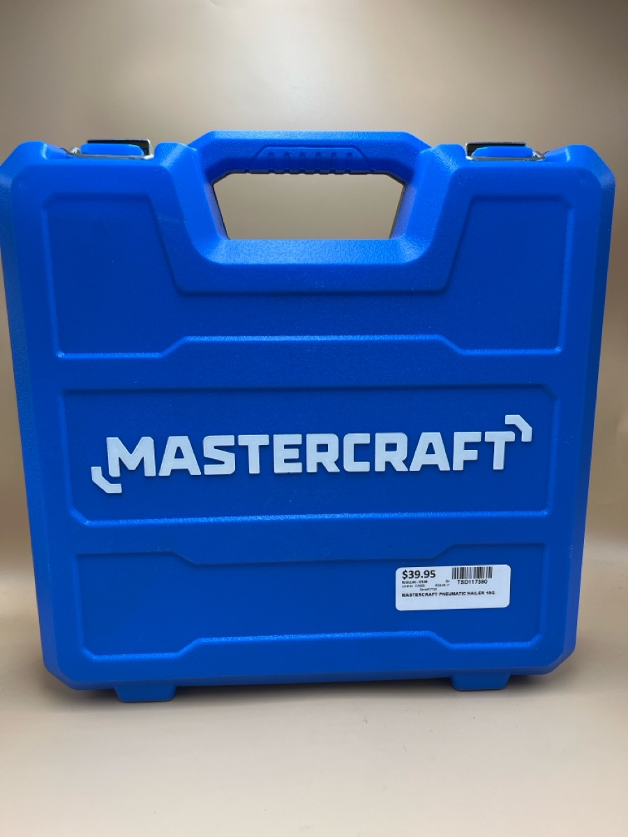 Mastercraft 18Gauge Pneumatic Brad Nailer with Belt Hook 2" Good