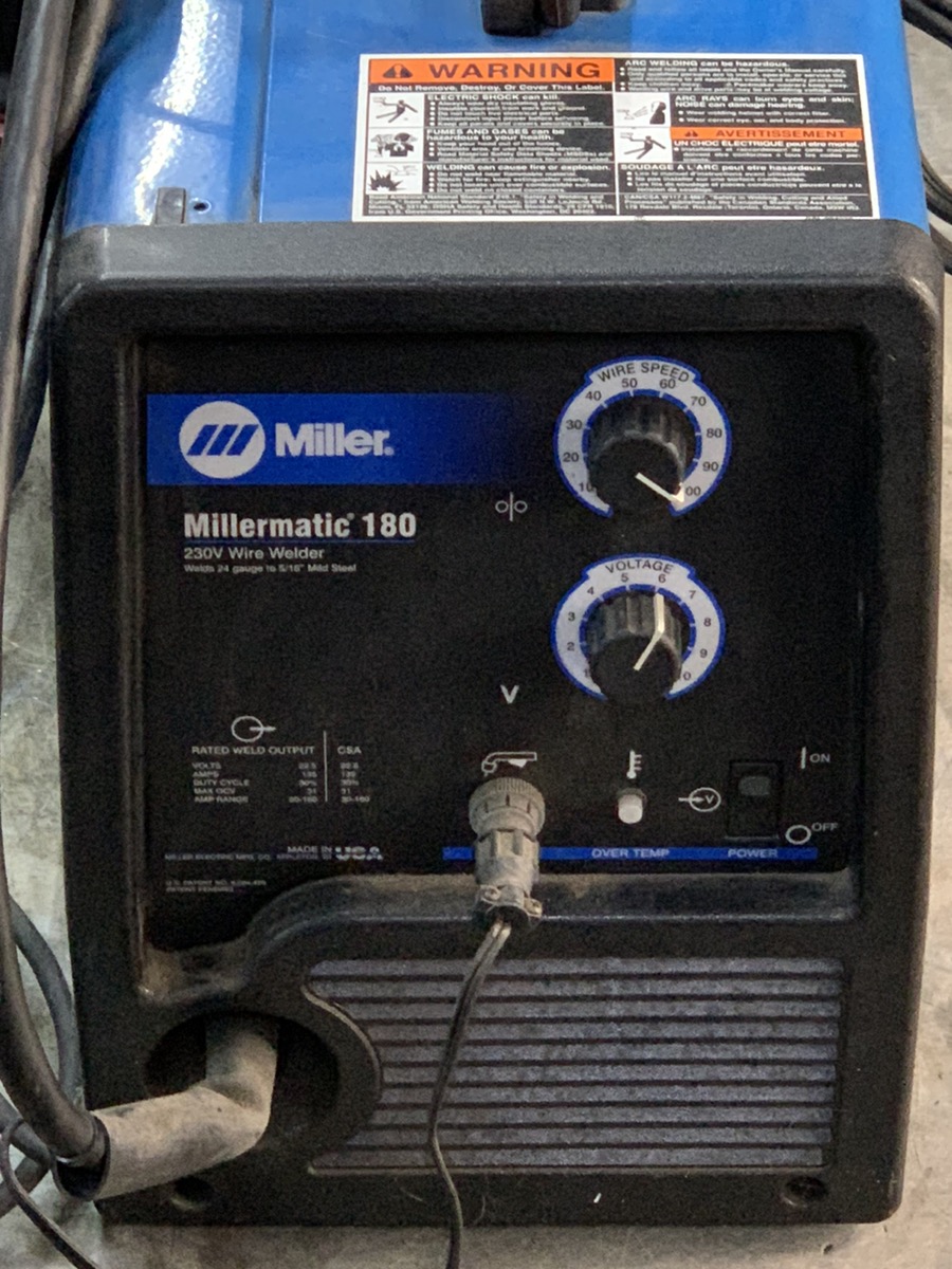 Miller Welders Millermatic 180 230v WireFeed MIG Welder Good Pawn