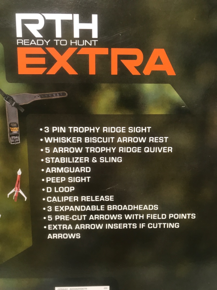 BEAR VAST RTH EXTRA COMPOUND BOW KIT (meels) Like New Sharp Assets LLC Gonzales LA