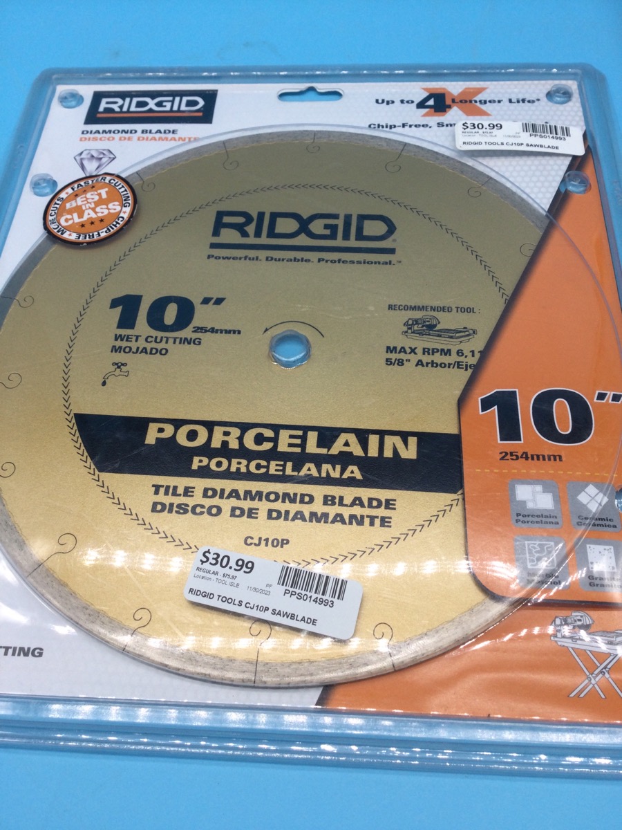 Ridgid Tools CJ10P Saw Blade photo 3