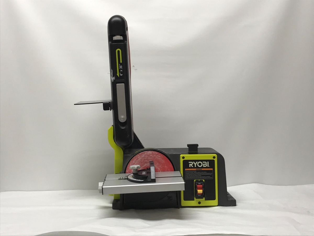 RYOBI BD4601G Corded 4 in x 36 in. Belt and 6 in. Disc Sander (rely) Very Good Sharp Assets