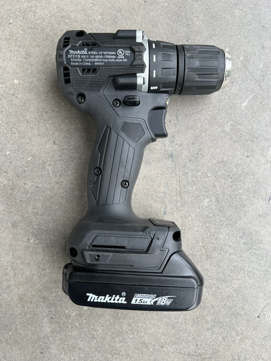 MAKITA XFD15 CORDLESS DRILL 1.5 AH LITHIUM ION BATTERY Like New Buya