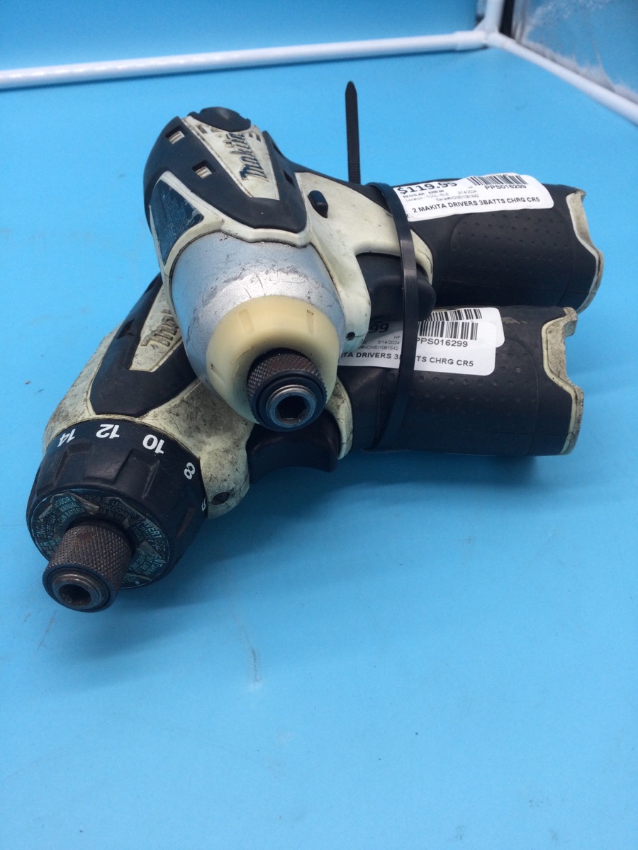 Makita Drill & Driver Set 12V, 3 Batts, Charger photo 6