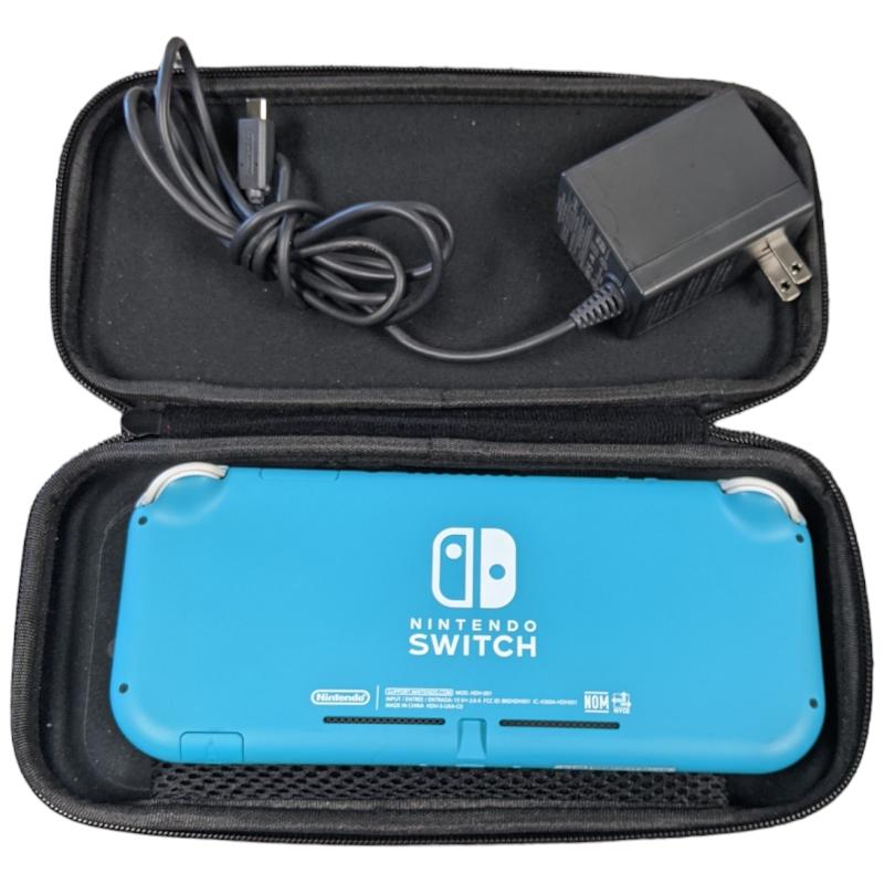 NINTENDO SWITCH LITE HANDHELD - HDH-001 Turquoise With Mario Case Like ...