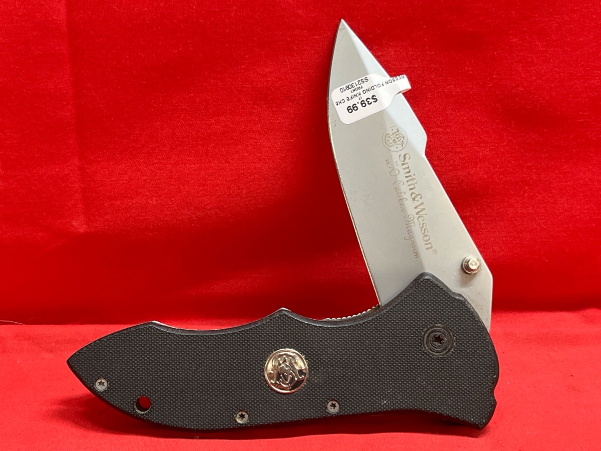 Smith & Wesson Folding Knife CK50 .50Cal Magnum First Production Run