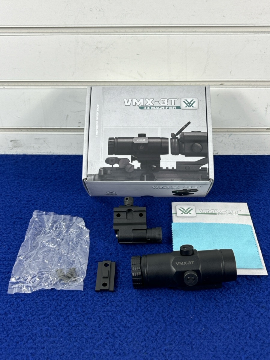 Vortex VMX3T 3X Magnifier With Flip Mount Very Good THE PAWN KING