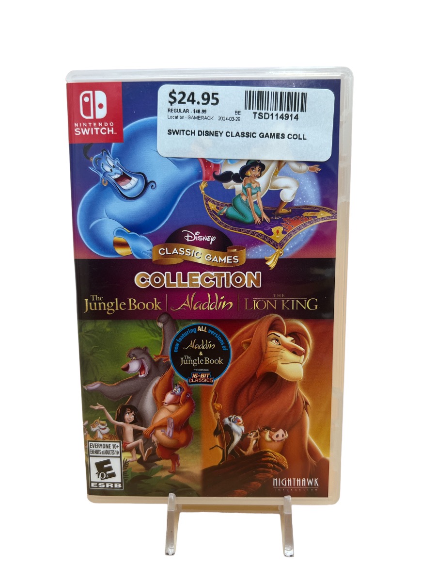 NINTENDO SWITCH DISNEY CLASSIC GAMES COLLECTION (THE JUNGLE BOOK