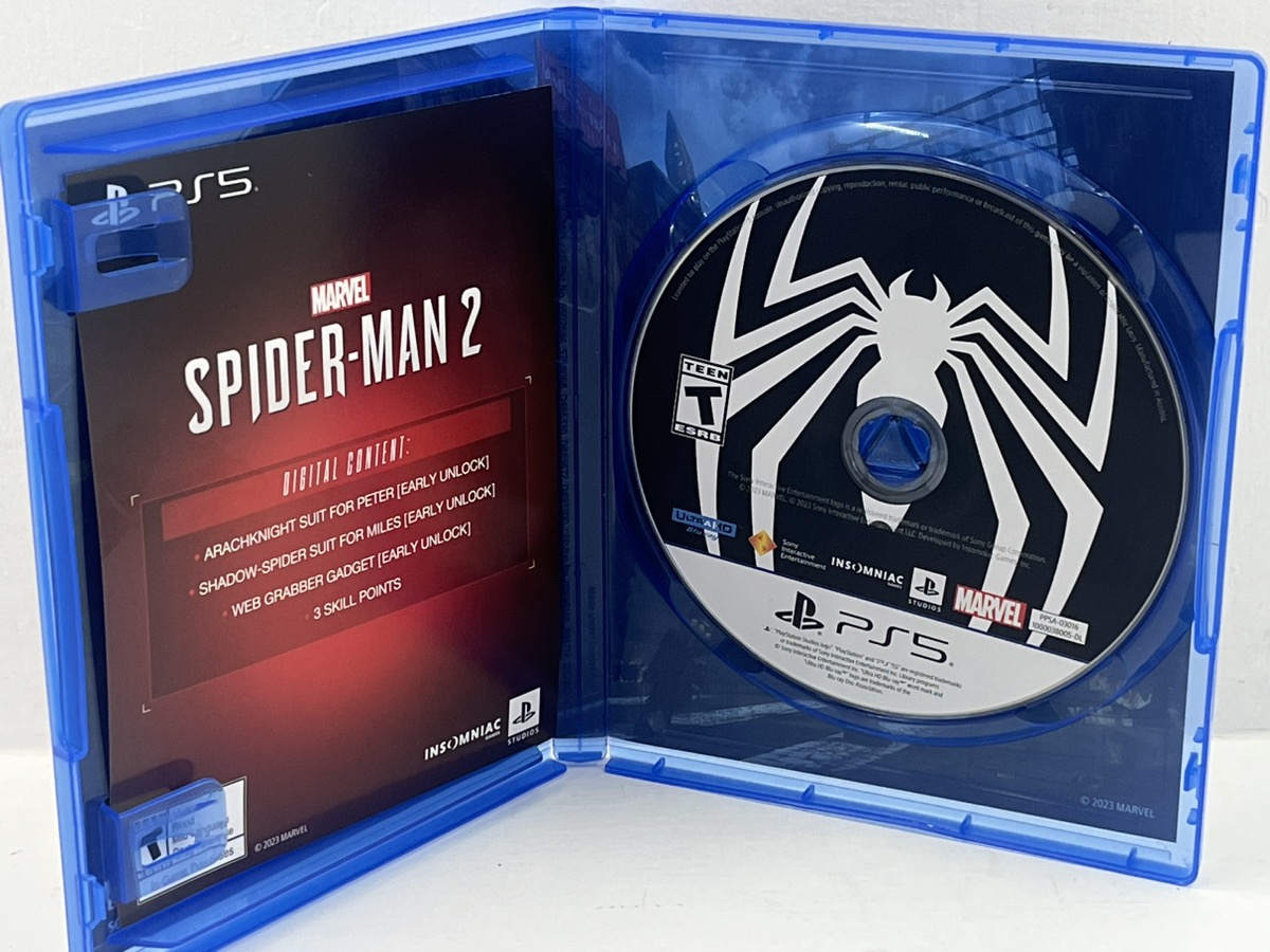 Sony Marvel SpiderMan 2 Playstation 5 PS5 Video Game Very Good Buya